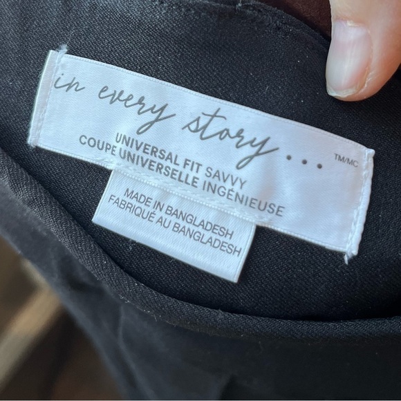 EUC Pennington’s In Every Story Black Dress Pants 20P Petite Length - Picture 5 of 7